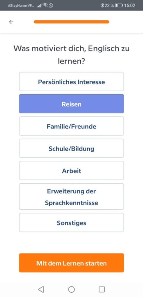 Englisch verbessern Babbel App 4