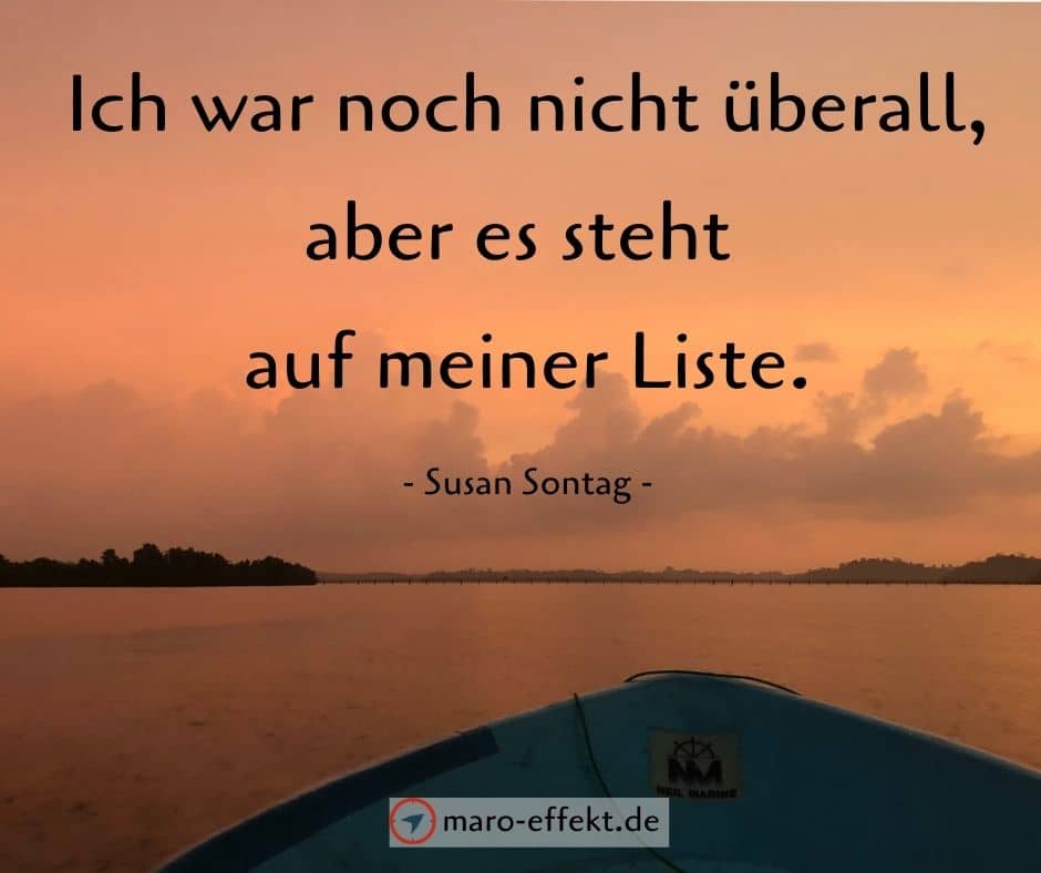 42+ schöne ReiseSprüche Zitate zum Träumen & Teilen